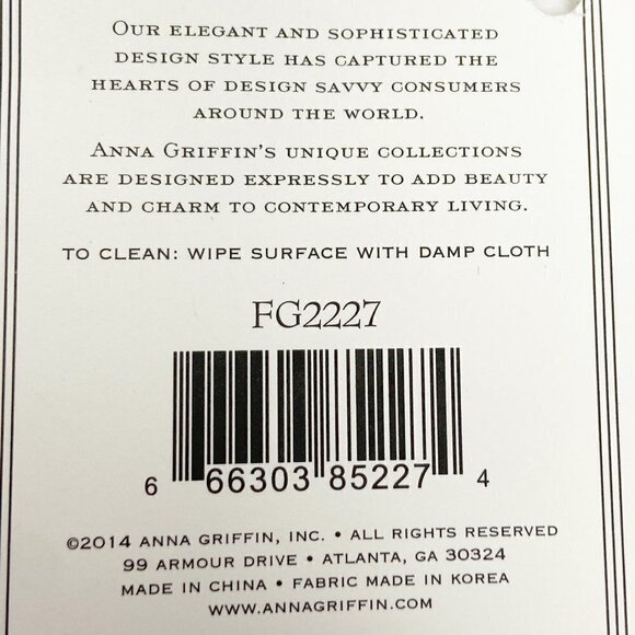 ANNA GRIFFIN | Set of 2 Floral Cosmetic Bags Coated Cotton - Picture 11 of 16